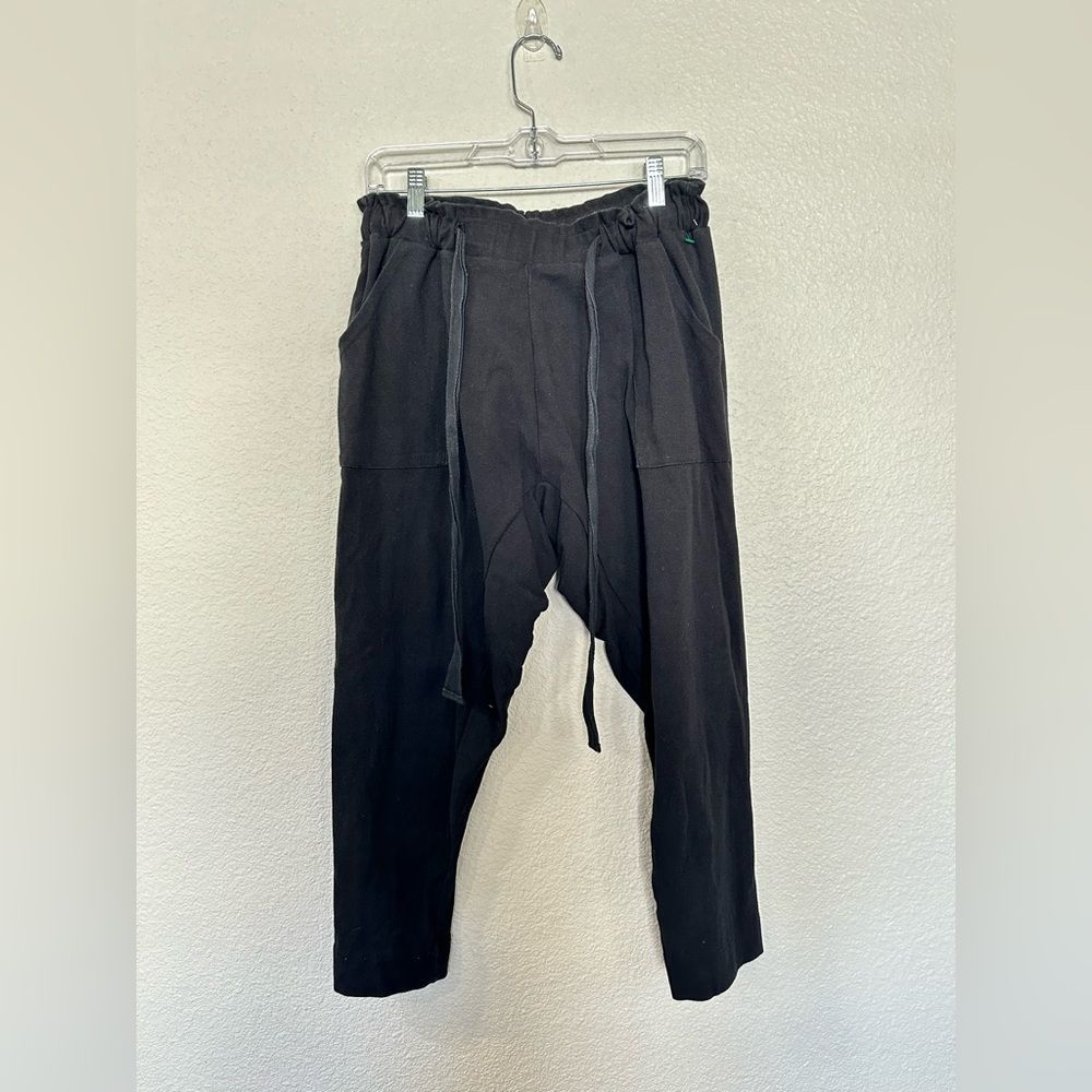 FREE PEOPLE BEACH BLACK JOGGERS SIZE SMALL - Picture 2 of 5